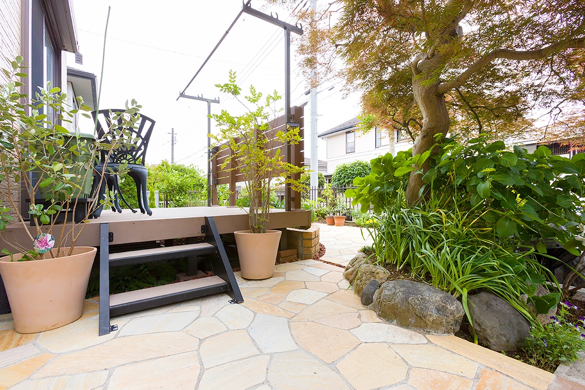 施行事例画像-202508庭のエクステリア