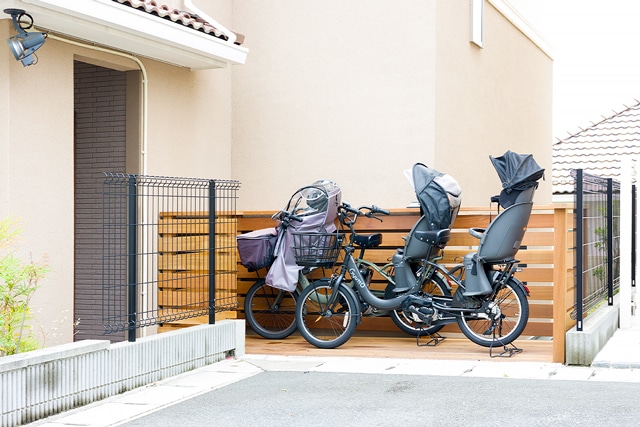 駐車場のエクステリア施工事例画像